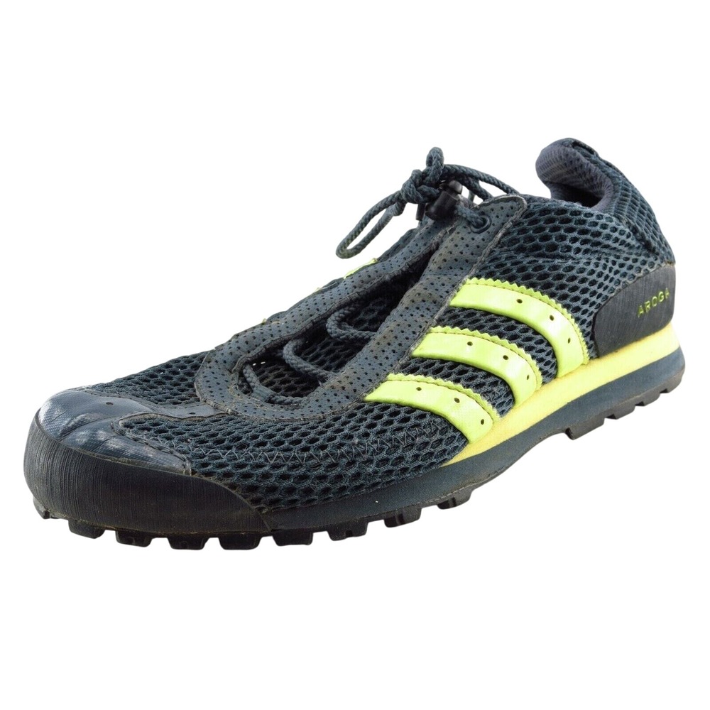 adidas Aroga Size 8.5 M Navy Blue Lace Up Running‎ Fabric Shoes